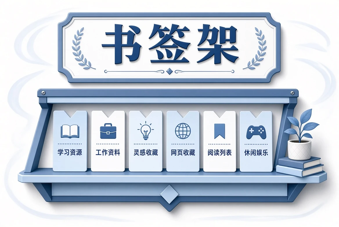 书签架整理视图